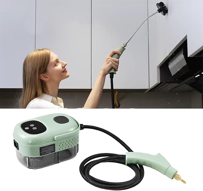 Steam Cleaner 2500W High Pressure Handheld Steamer High Temp 6 Speeds Handheld Steam Cleaner Steam Cleaning Machine with for Home Use Kitchen (US