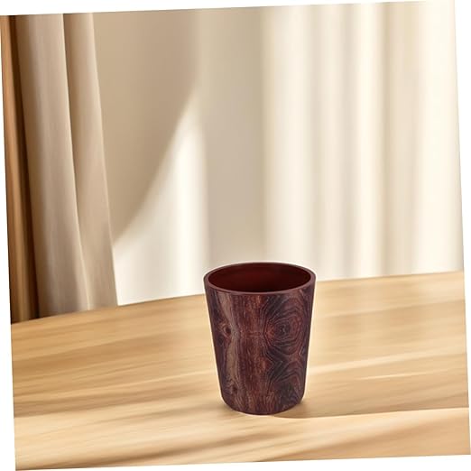 Happyyami Rustic Counter Trash Can Vintage Bathroom Kitchen Office Bedroom Waste Basket Large Capacity