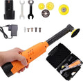 Electric Handheld Ceramic Tile Grout Cleaning Machine 90° Angled Floor Seam Opener 7-Speed Variable 200-18000 RPM Multi-Functional Tool for Seam Cleaning and Rust Removal