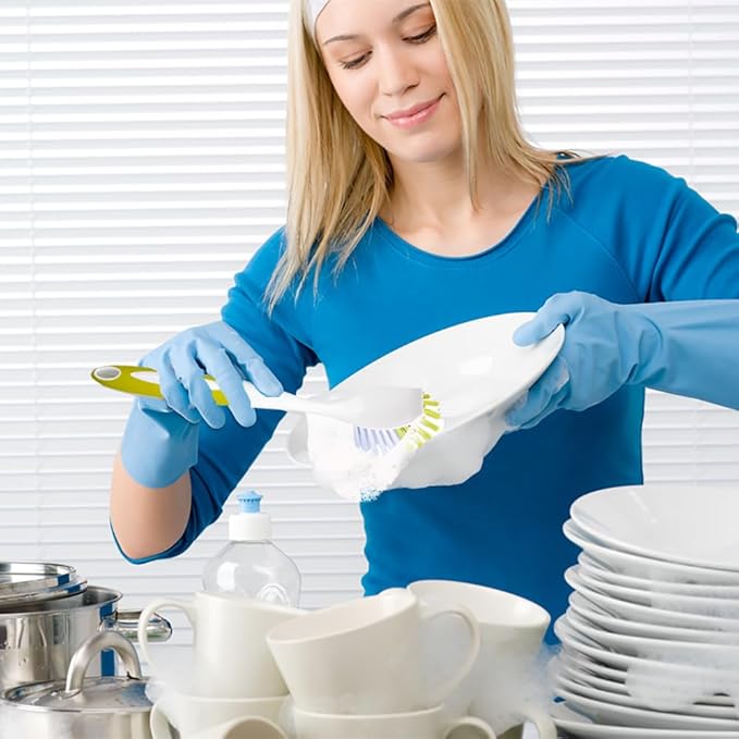 Dish &amp Bottle Brush Set – 9 Pack Kitchen Cleaning Brushes for Dishes Bottles Pots Pans Sinks &amp Glassware
