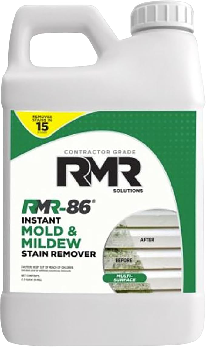 RMR-86 Instant Mold Stain and Mildew Stain Remover Spray - Scrub Free Formula 2.5 Gallon (320 Fl Oz)