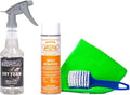LANE'S Carpet Cleaning &amp Spot Remover Kit - 32oz Dry Foam Spot Remover Carpet Brush Microfiber Towels No Water is Needed Safe and Easy to Use