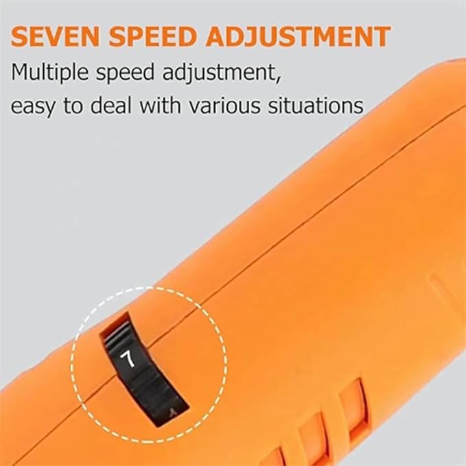 Electric Tile Grout and Rust Cleaner with 7 Speed Settings and a 90° Angle Design for Precise Cleaning of Tile Metal and Concrete Surfaces. (2 Batteries)