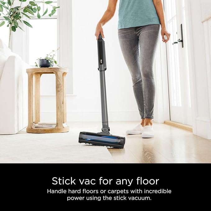 Shark WANDVAC System Pet Ultra-Lightweight Powerful Cordless Stick Vacuum with Charging Dock WS642 Grey