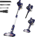 N7S Cordless Vacuum Cleaner 6-in-1 Multifunction Cordless Vacuum 210W Powerful Vacuum Cleaner 6 Cell 2200mAh Stick Vacuum Cordless Rechargeable for Home (Indigo)