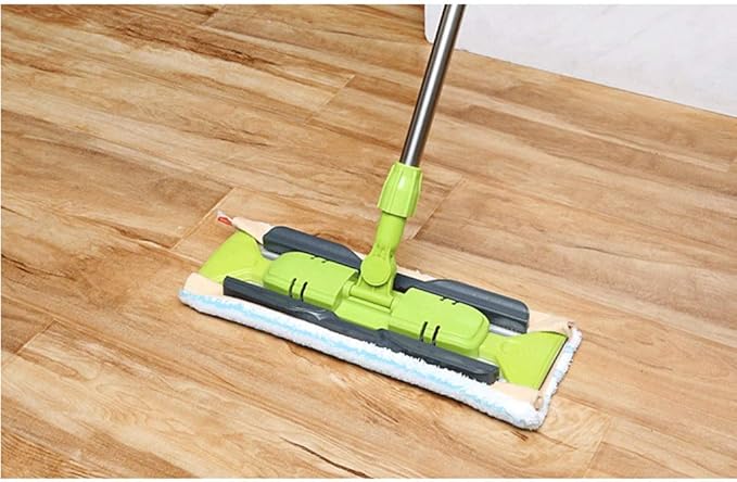 Mop - Self Wringing Mop Lazy Flip Flat Mop Spin Wet and Dry Flip Mop with Stainless Steel Handle