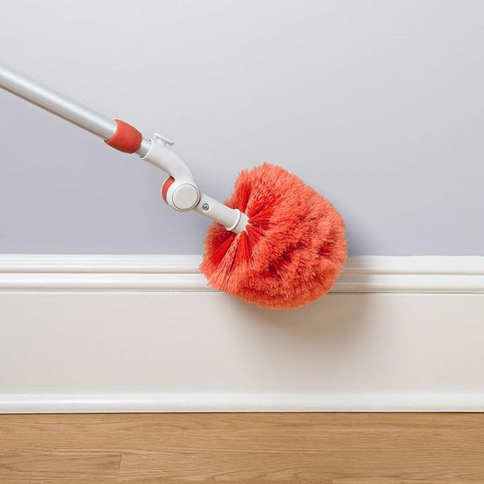 OXO Good Grips 3-in-1 Extendable Microfiber Long Reach Duster with Interchangeable Heads 8 ft