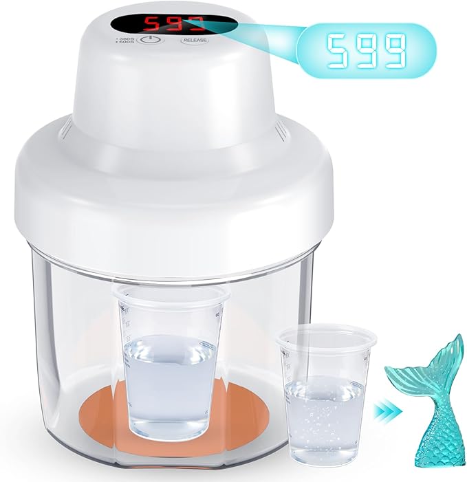 Resin Bubble Remover Quickly Remove 99% of the Air Bubble Within 6-10 Mins 98kPa Vacuum Degassing Chamber Large Capacity Epoxy Airless Machine for Epoxy Resin Artwork Crafts