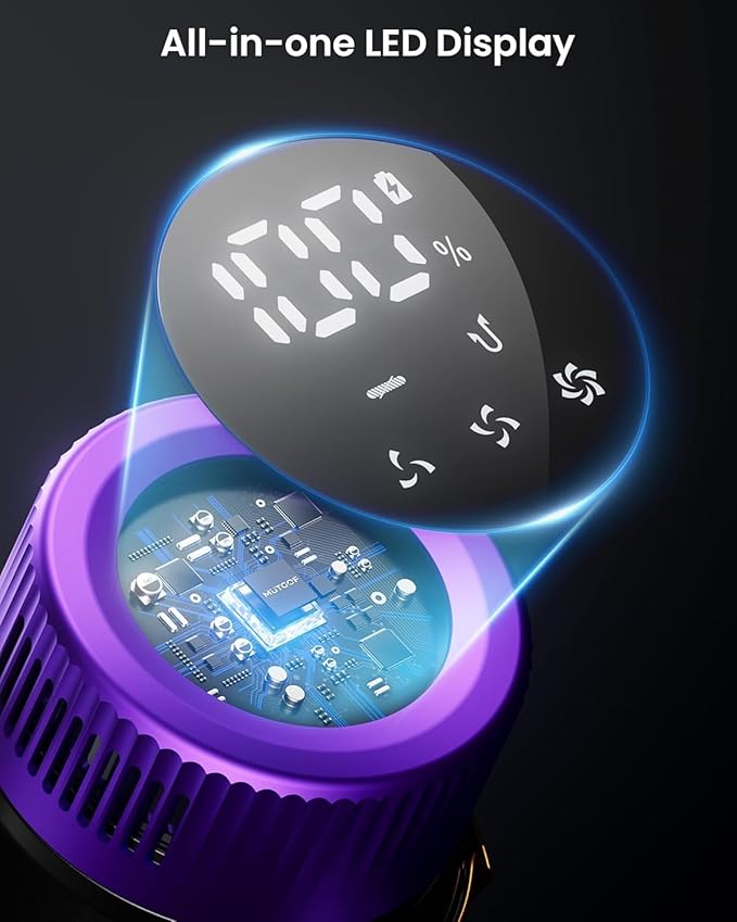 Cordless Vacuum Cleaner 55KPa 650W Max 70 Mins Vacuum Cleaner for Home Wall mount Charging Dock Self-standing Vacuum Cleaner with Scented Tablet Anti-tangle Stick Vacuum for Pet Hair/Carpets/Floors