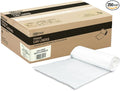 33 Gallon Trash Bags 16 Micron High Density Pure HDPE Garbage Can Liners Bulk 33 x 40 Natural Clear 250 Count