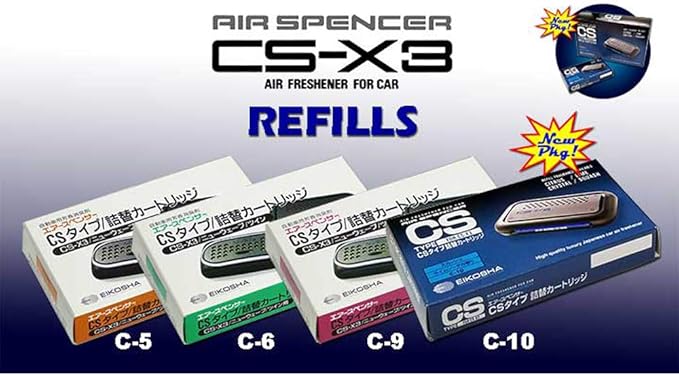 CSX3 Squash Air Spencer Refill Cartridge 4 Packs Air Freshener