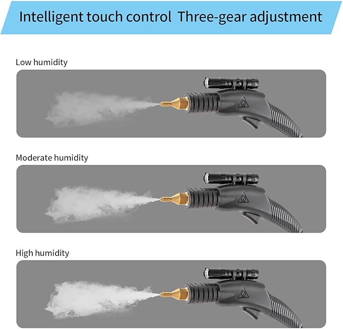 1800W Steam Cleaner for HomeYellow Handheld Steam CleanerPortable Steam Cleaner for Upholstery Kitchen Bathroom Hard Surface