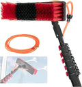 Window Cleaning Pole Telescopic Cleaning Brush Water Fed Brush Water Fed Cleaning System Cleaning and Washing Tool for Window Glass Solar Panel (Color : 30cm Size : 7.2m)