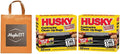 42-Gallon Contractor Clean-Up Trash Bags 32-Count (2-32-Count) Plus Free MagikoSFI Custom Shopping Tote Bag
