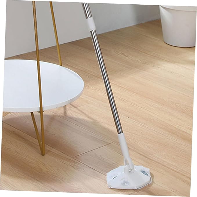 Didiseaon Dust Mop for Hardwood Floors with Dry Cleaning Triangle Electrostatic Floor Sweeper Mop Set for Home Use with One-Pack Dry Towel