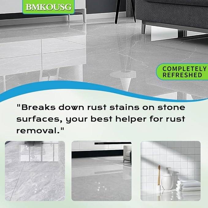 Rust Stain Remover Marble Cleaner Tile Rust Remover Granite Care Agent Stone Care Agent - Powerful and Effective in Removing Rust From Granite Tile and Marble (500g)