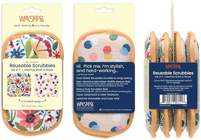 WerkShoppe Field of Flowers Scrubby