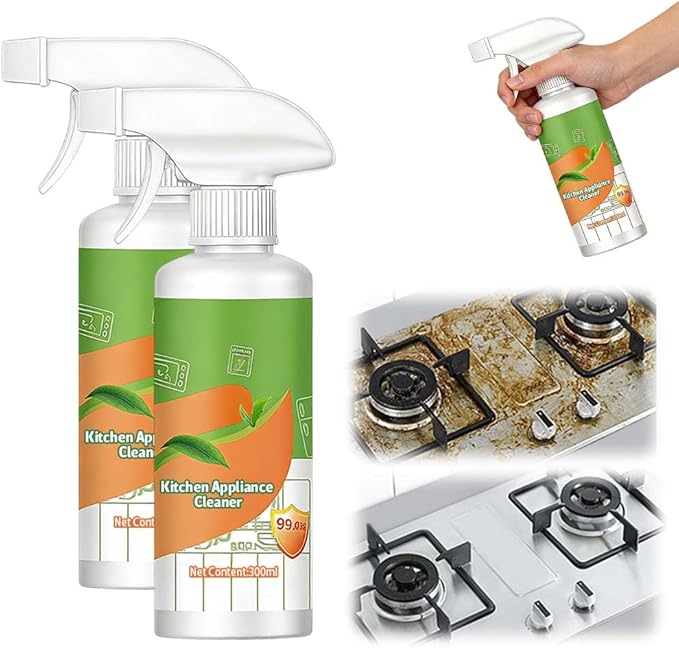 Cleanse Natural Enzyme Formula to Household Appliances 2026 New Clease Multi-Purpose Cleaner Kitchen Cleaner for Kitchen Hood Stove Oven Sink Floor (2pcs)