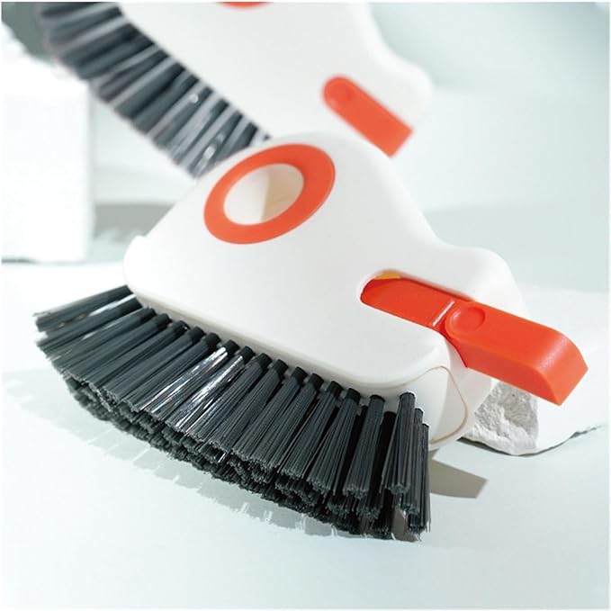 2 in 1 Groove Cleaning Brush - Window Track Cleaner &amp Hard Bristle Grout Brush Tool(2 pcs)