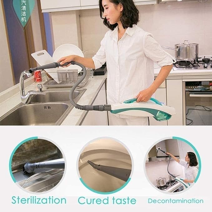 Multi-Functional Digital Control Upright &amp Hand-held Floor Steam Cleaner Works Floors &amp Carpets Using Only The Power of Steam Steam Cleaner