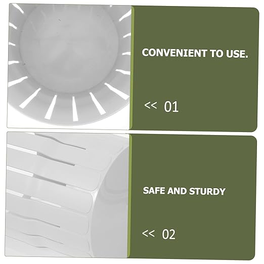 Homoyoyo Hollow Trash Can Thick Household Wastebasket for Office Bathroom Living Room Decorative and Functional Waste Bucket for Home Use