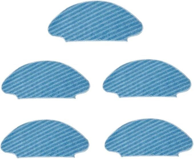 Water Tank Mop Cloth Compatible For Rowenta X-PLORER SERIE 40 50 ANIMAL CARE Robot Vacuum Cleaner Replacement Accessories(5pcs)