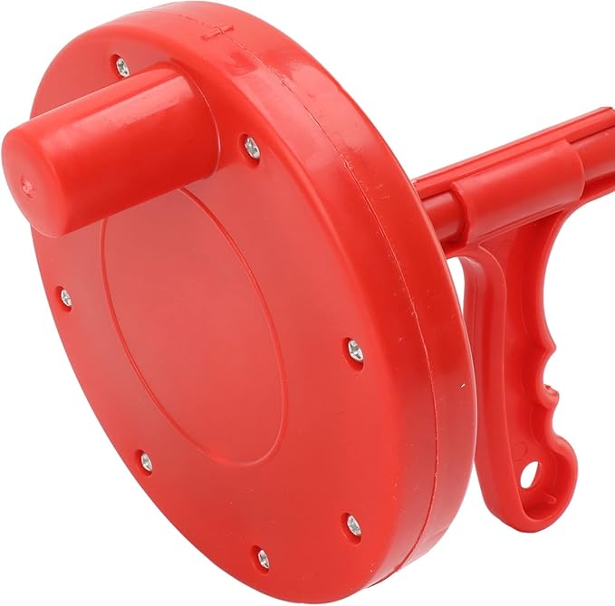 Yosoo Plumbing Snake Carbon Steel Drain Clog Remover Flexible Labor Saving for Kitchen Sink with Easy to Store Design for All Drains (Red)