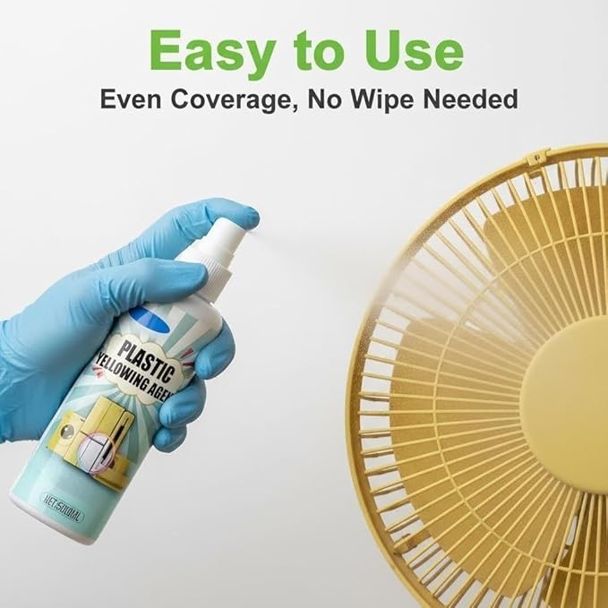 Powerful Plastic Yellowing Remover Plastic Yellowing Restorer Kit All Purpose Cleaner For Appliances Restores Surfaces Fast-Acting (2pcs)