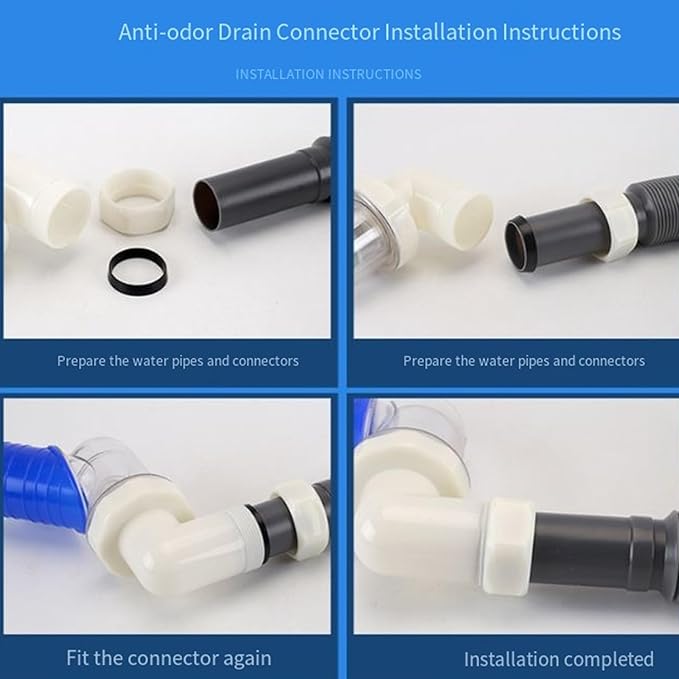 Odor Prevention Wall Drains Protector 45 Degree Angles Designs General Bathroom Sink Waste Pipe Seals Maintenance Easy Bathroom Drains Odor Barrier