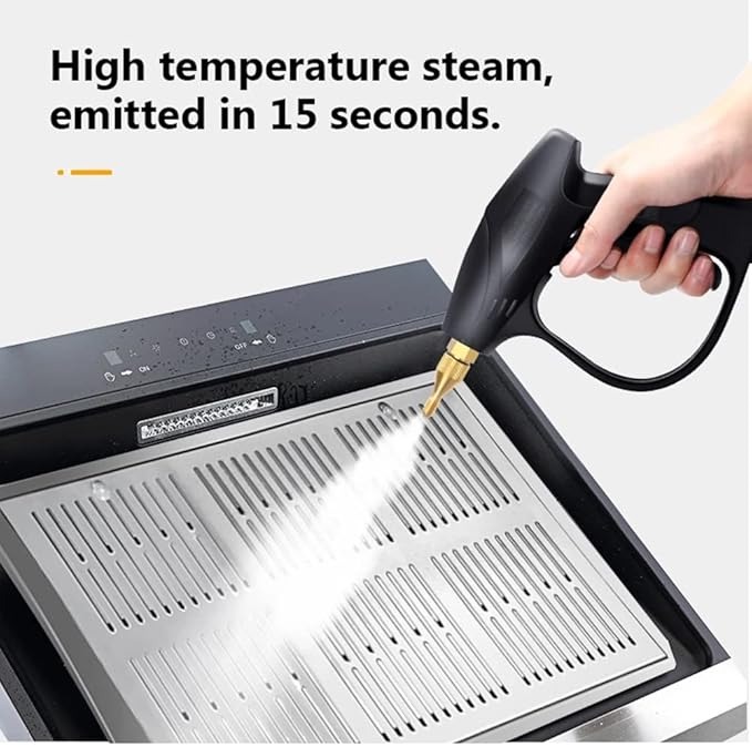3200W Commercial High Pressure Steam Cleaner Handheld Steam Cleaning Machine for Air Conditioner Range Hood Car