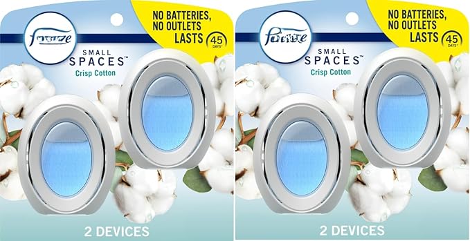 F.e.b.r.e.z.e Small Spaces Air Freshener (Crisp Cotton)