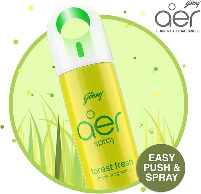 Godrej aer Home Air Freshener Spray - 300 Ml Fresh Lush Green