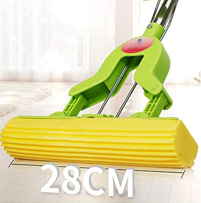 Sponge Mop Dry and Store Floor Cleaning Solution Self Lazy