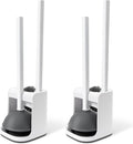Toilet Brush and Plunger Set Hidden S-Shaped Toilet Brush Plunger Combo 2 Pack Perfect for Homes Apartments &amp Bathrooms