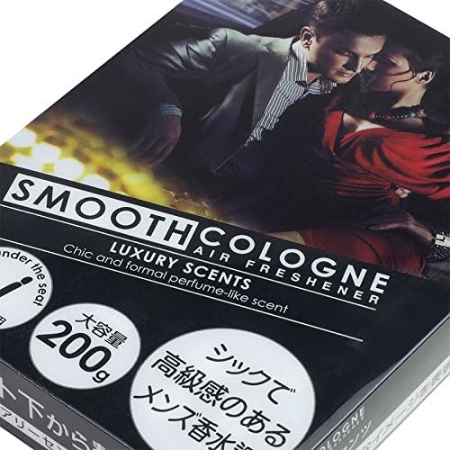 4x200 Gram 1 H x 4 W x 5.4 L Smooth Cologne Luxury Scents Scent ABS Plastic/Gel Based Brick Style Indoor/Interior/Home/Car/Restroom/Bathroom Air Freshener Odor Eliminator Deodorize