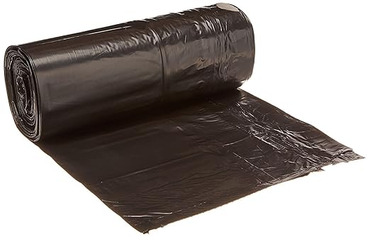 Ultrasac 45-55 Gallon 1.25 MIL Black Garbage Bags With Drawstrings Fits Rubbermaid Brute Trash Cans - 40 x 45 - Pack of 400 - For Commercial Industrial Municipal &amp Healthcare