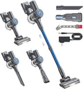 BlueEpic Cordless Vacuum Cleaner 45KPA 45Mins Rechargeable Vacuum Cordless Stick Vacuum with 2 Adjustable Modes Handheld Vacuum for Home/Pet Hair/Carpet/Floor