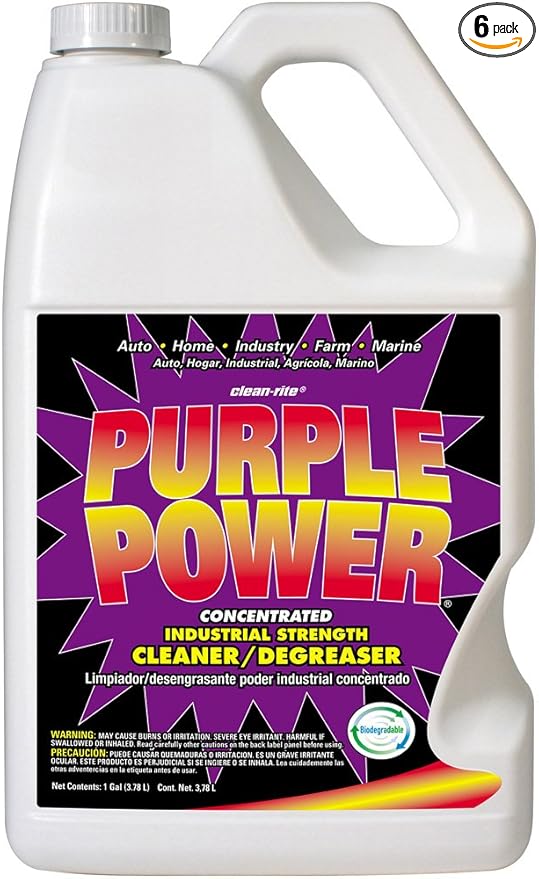 Purple Power (4320C-6PK) Industrial Strength Cleaner and Degreaser - 1 Gallon (Case of 6)