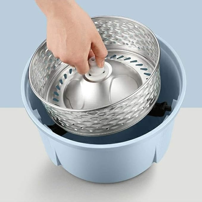 360° Rotary Microfiber Mop Floor Cleaning System with Stainless Steel Rod Adjustable Handle and Washable Pads for Hardwood Tile &amp Laminate