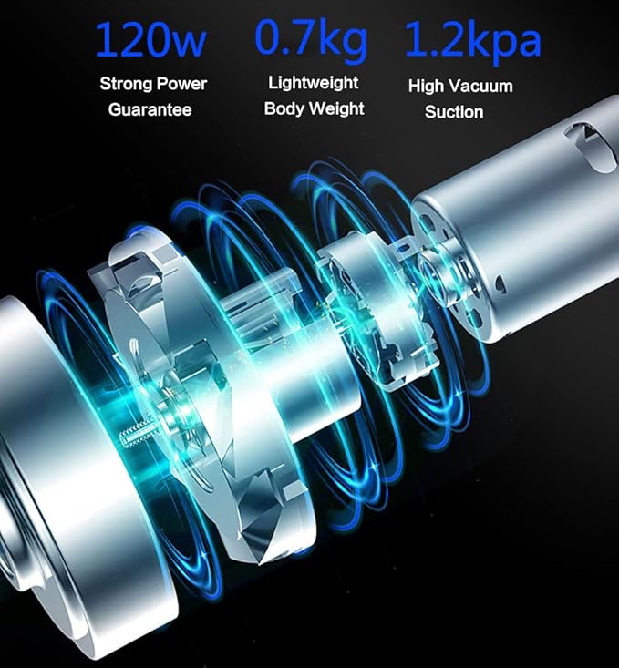 Cordless Wet Dry Vacuum Cleaner and Mop All in One Mop and Vacuum Cleaner in One Light Weight Powerful Stick Vacuum Cleaner Rechargeable Upright Vacuum Cleaner for Home Hard Floor Pet Hair