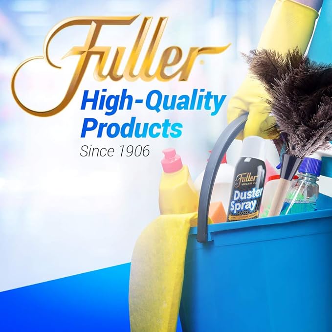 Fuller Brush Duster Spray – 15.5 oz Multi Surface Dust Removing Sprayer - Safe Household Cleaning For Floors Furniture Blinds &amp Car Interiors (Pack of 1)