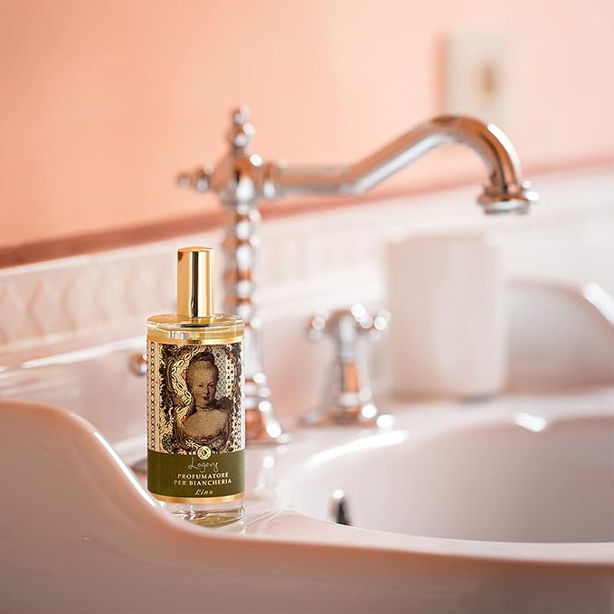 Logevy Firenze 1965 Lino – Linen Fragrance Spray for Linen Fabric from Master Perfumer in Italy with Fruity &amp Floral Notes to Luxuriously Freshen Sheets Cushions Curtains Drawers &amp more –