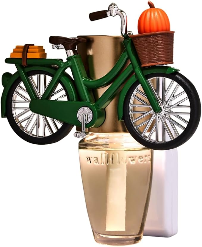 Bath &amp Body Fall Autumn Bike Nightlight Wallflowers Fragrance Plug
