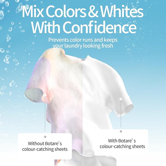 Color Absorber Laundry Sheets (480Count(Pack of 12))