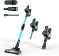 Cordless Vacuum Cleaner 250W/22Kpa Powerful Suction 39 Mins Runtime Anti-Tangle Brush and LED Display Handheld Vacuum for Hard Floors Carpet Pet Hair(Pearl Green)