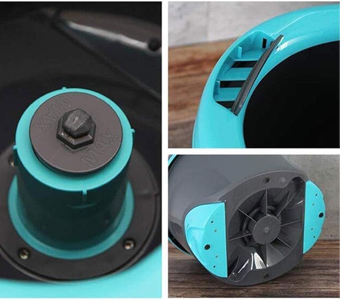 Mop  Rotating Bucket Set with 4 Microfiber Heads Slurry Clean Hygienic Dead Angle