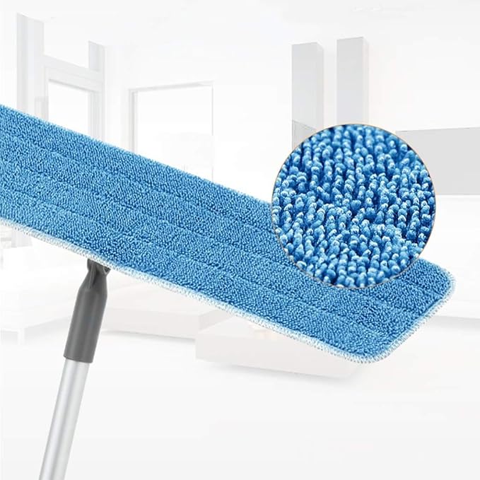 Mop - Professional Microfiber Hardwood Floor Mop Flat Mops Pieces Reusable Washable Pads