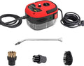 Handheld High-temperature Pressurized Steam Cleaner with 6-speed Steam Output Adjustment and a 3-brush Steam Cleaner That Quickly Generates High-temperature Steam for Kitchens Homes Furniture