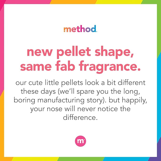Method Fragrance Booster Ginger Mango Keeps Clothes Fresh For Up to 12 weeks 14.8 Ounces (Pack of 6)