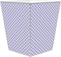 Marye-Kelley- Lavender Chelsea Wastepaper Basket Wood Wastepaper Basket Decoupage Handmade Made in The USA